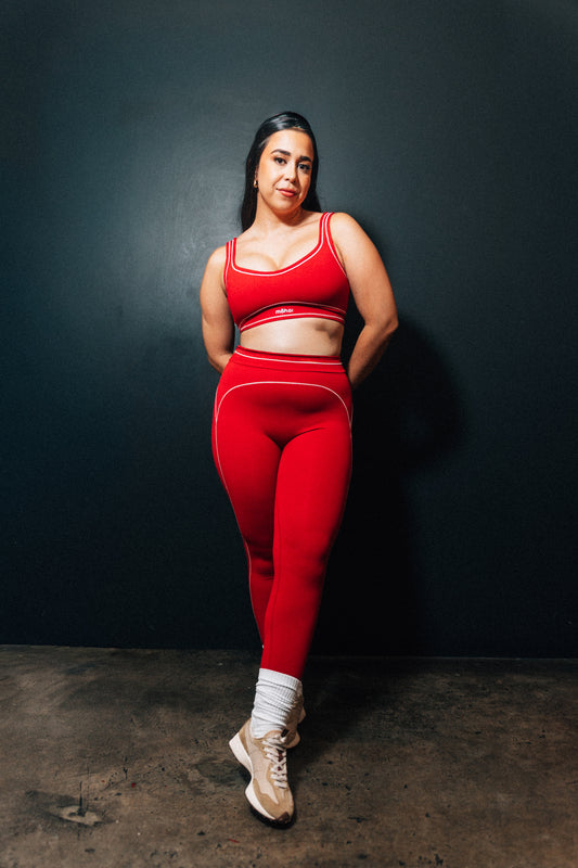 RED - Rigatoni Leggings