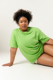 APPLE GREE - Oversized Basic Tee