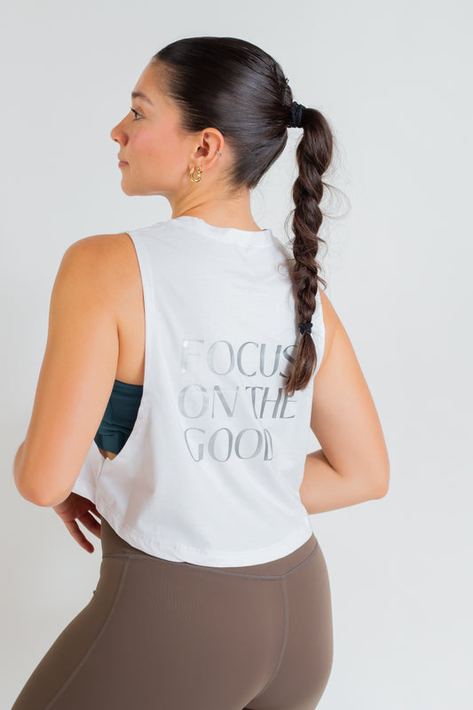 WHITE - Muscle Tee