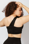 BLACK - One Shoulder Tōp