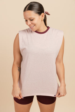 Rose BĀSIC MUSCLE TEE